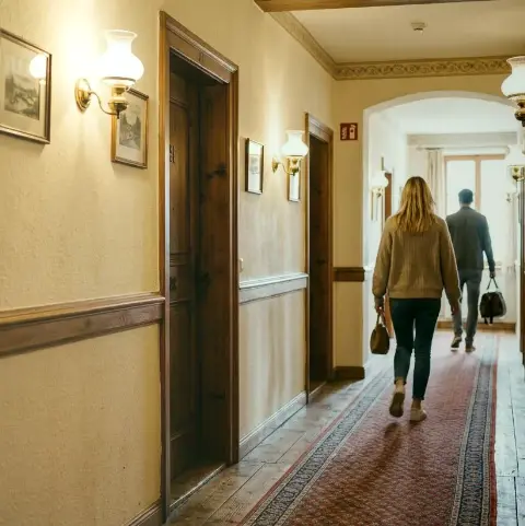 Mais Schneehase – Herzlicher Empfang an der Rezeption